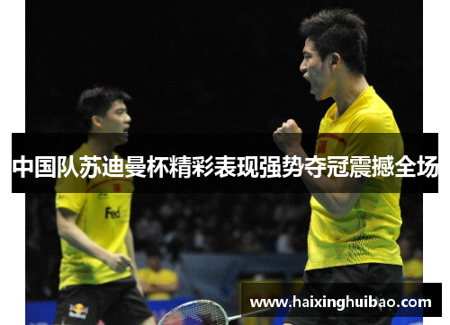 中国队苏迪曼杯精彩表现强势夺冠震撼全场